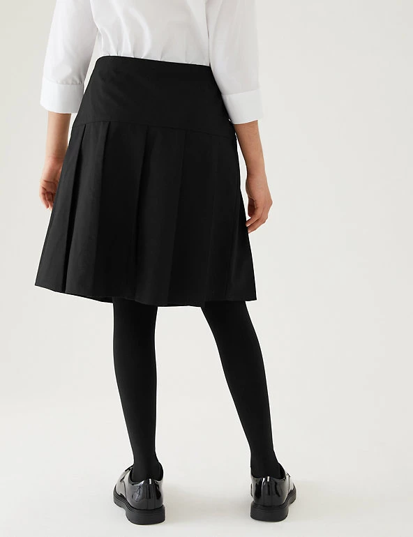 M&S Collection 2pk Girls' Crease Resistant School Skirts (2-16 Yrs) 11 M&S Collection 2pk Girls' Crease Resistant School Skirts (2-16 Yrs) - Image 9