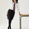 M&S Collection Skirts Girls' Short Pencil School Skirt (9-16 Yrs) -School Uniform Sales Store SD 04 T76 0302 Y0 X EC 0