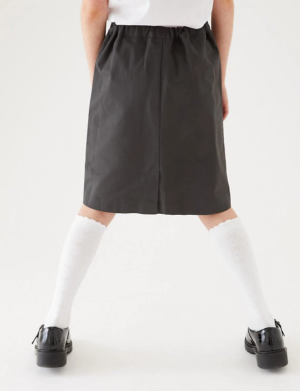 M&S Collection Skirts Girls' Pure Cotton Skin Kind™ School Skirt (2-18 Yrs) 6 M&S Collection Skirts Girls' Pure Cotton Skin Kind™ School Skirt (2-18 Yrs) - Image 4