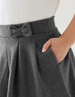 M&S Collection Skirts Girls' Cotton Pleated School Skirt (2-14 Yrs) -School Uniform Sales Store SD 04 T76 0321 T0 X EC 3