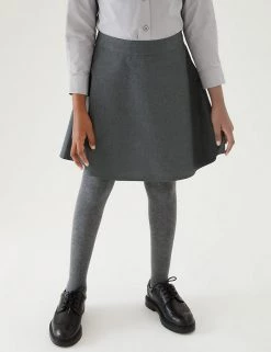 M&S Collection 2pk Girls' Regular Fit School Skater Skirts (2-18 Yrs) -School Uniform Sales Store SD 04 T76 0324 T0 X EC 1