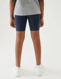 M&S Collection PE Kit 2pk Girls' Cotton With Stretch School Shorts (2-16 Yrs) 33 M&S Collection PE Kit 2pk Girls' Cotton With Stretch School Shorts (2-16 Yrs) -School Uniform Sales Store SD 04 T76 1033 F4 X EC 2