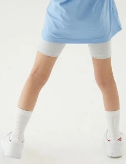 M&S Collection PE Kit 2pk Girls' Cotton With Stretch School Shorts (2-16 Yrs) 25 M&S Collection PE Kit 2pk Girls' Cotton With Stretch School Shorts (2-16 Yrs) -School Uniform Sales Store SD 04 T76 1033 T0 X EC 2