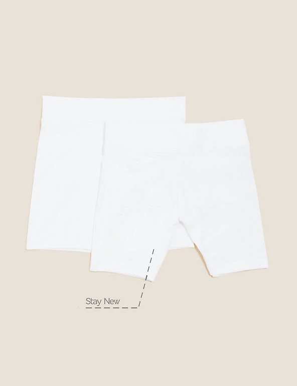 M&S Collection PE Kit 2pk Girls' Cotton With Stretch School Shorts (2-16 Yrs) 12 M&S Collection PE Kit 2pk Girls' Cotton With Stretch School Shorts (2-16 Yrs) - Image 10