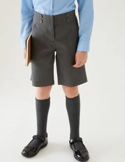 M&S Collection Girls' Regular Fit School Shorts (2-16 Yrs) 17 M&S Collection Girls' Regular Fit School Shorts (2-16 Yrs) -School Uniform Sales Store SD 04 T76 1231 T0 X EC 1