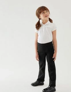 M&S Collection Girls' Regular Leg Knitted School Trousers (2-16 Yrs) -School Uniform Sales Store SD 04 T76 1287 Y4 X EC 0