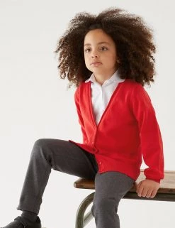 M&S Collection Cardigans 2pk Girls' Pure Cotton School Cardigan (3-18 Yrs) -School Uniform Sales Store SD 04 T76 1371 B0 X EC 0