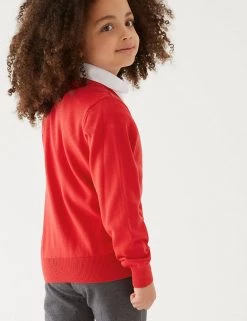 M&S Collection Cardigans 2pk Girls' Pure Cotton School Cardigan (3-18 Yrs) -School Uniform Sales Store SD 04 T76 1371 B0 X EC 2