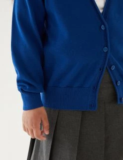 M&S Collection Cardigans 2pk Girls' Pure Cotton School Cardigan (3-18 Yrs) -School Uniform Sales Store SD 04 T76 1371 E0 X EC 1