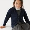 M&S Collection Cardigans 2pk Girls' Pure Cotton School Cardigan (3-18 Yrs) -School Uniform Sales Store SD 04 T76 1371 F0 X EC 0