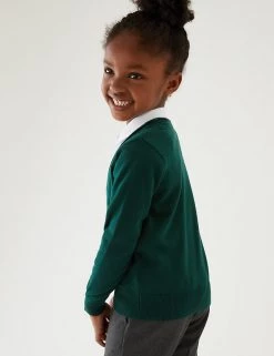 M&S Collection Cardigans 2pk Girls' Pure Cotton School Cardigan (3-18 Yrs) -School Uniform Sales Store SD 04 T76 1371 J0 X EC 2