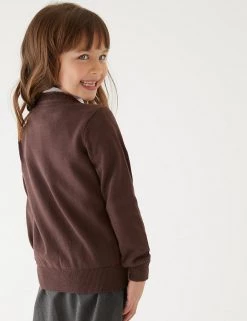 M&S Collection Cardigans 2pk Girls' Pure Cotton School Cardigan (3-18 Yrs) -School Uniform Sales Store SD 04 T76 1371 N0 X EC 2