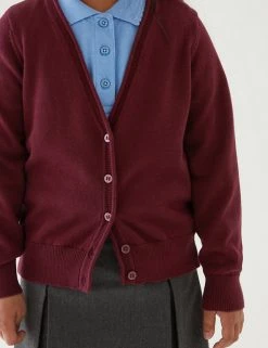 M&S Collection Cardigans 2pk Girls' Pure Cotton School Cardigan (3-18 Yrs) -School Uniform Sales Store SD 04 T76 1371 XM X EC 1
