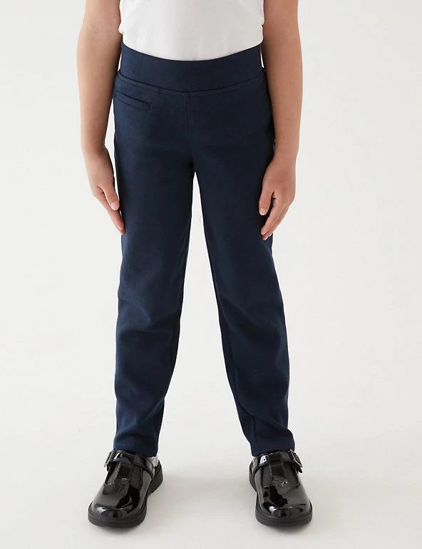 M&S Collection Girls' Slim Leg Knitted School Trousers (2-18 Yrs) 17 M&S Collection Girls' Slim Leg Knitted School Trousers (2-18 Yrs) - Image 15