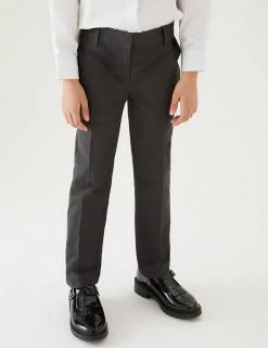 M&S Collection Girls' Regular Fit Skin Kind™ School Trousers (2-18 Yrs) -School Uniform Sales Store SD 04 T76 1423S T0 X EC 1