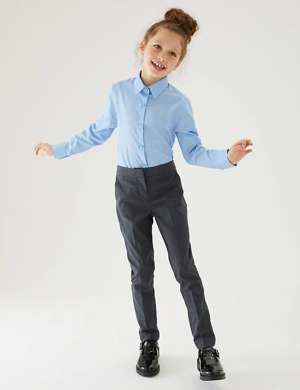 M&S Collection Girls' Super Skinny Leg School Trousers (2-18 Yrs) 3 M&S Collection Girls' Super Skinny Leg School Trousers (2-18 Yrs)
