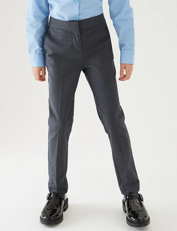 M&S Collection Girls' Super Skinny Leg School Trousers (2-18 Yrs) 5 M&S Collection Girls' Super Skinny Leg School Trousers (2-18 Yrs) - Image 3