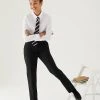 M&S Collection 2pk Girls' Slim Leg School Trousers (2-18 Yrs) -School Uniform Sales Store SD 04 T76 1425 Y0 X EC 0
