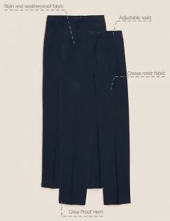M&S Collection 2pk Girls' Skinny Leg School Trousers (2-18 Yrs) 33 M&S Collection 2pk Girls' Skinny Leg School Trousers (2-18 Yrs) -School Uniform Sales Store SD 04 T76 1426 F0 X EC 90