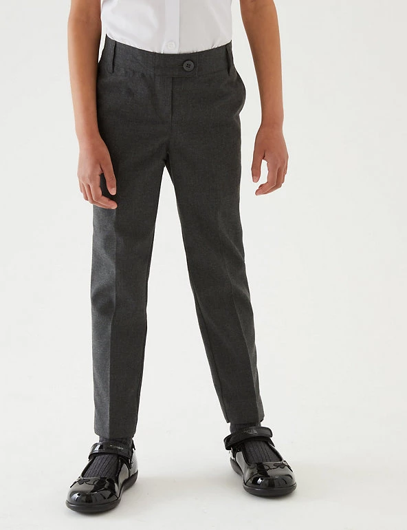 M&S Collection 2pk Girls' Skinny Leg School Trousers (2-18 Yrs) 11 M&S Collection 2pk Girls' Skinny Leg School Trousers (2-18 Yrs) - Image 9