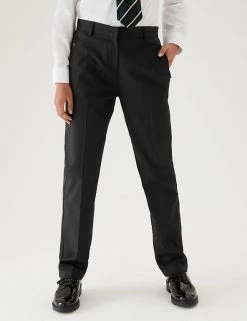 M&S Collection Girls' Slim Leg Additional Length Trousers (2-18 Yrs) 17 M&S Collection Girls' Slim Leg Additional Length Trousers (2-18 Yrs) -School Uniform Sales Store SD 04 T76 1431L Y0 X EC 1
