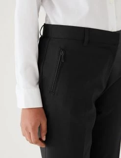M&S Collection Girls' Slim Leg Additional Length Trousers (2-18 Yrs) 20 M&S Collection Girls' Slim Leg Additional Length Trousers (2-18 Yrs) -School Uniform Sales Store SD 04 T76 1431L Y0 X EC 4