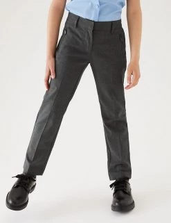 M&S Collection Girls' Slim Leg Slim Fit School Trousers (2-18 Yrs) -School Uniform Sales Store SD 04 T76 1432 T0 X EC 1