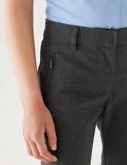 M&S Collection Girls' Slim Leg Slim Fit School Trousers (2-18 Yrs) -School Uniform Sales Store SD 04 T76 1432 T0 X EC 4