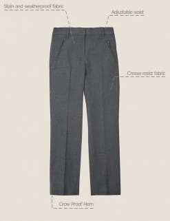 M&S Collection Girls' Slim Leg Slim Fit School Trousers (2-18 Yrs) -School Uniform Sales Store SD 04 T76 1432 T0 X EC 90