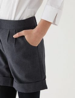 M&S Collection School Girls' Regular Leg Shorts (2-16 Yrs) -School Uniform Sales Store SD 04 T76 1434 T0 X EC 4