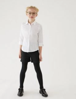 M&S Collection School Girls' Regular Leg Shorts (2-16 Yrs) -School Uniform Sales Store SD 04 T76 1434 Y0 X EC 0