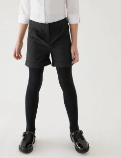 M&S Collection School Girls' Regular Leg Shorts (2-16 Yrs) -School Uniform Sales Store SD 04 T76 1434 Y0 X EC 1