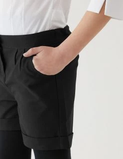 M&S Collection School Girls' Regular Leg Shorts (2-16 Yrs) -School Uniform Sales Store SD 04 T76 1434 Y0 X EC 4