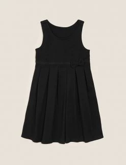 M&S Collection Dresses Girls' Cotton Knitted School Pinafore (2-12 Yrs) -School Uniform Sales Store SD 04 T76 1729 Y0 X EC 90