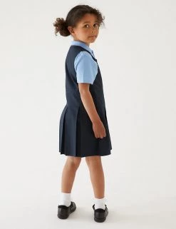 M&S Collection Dresses Girls' Permanent Pleats School Pinafore (2-12 Yrs) -School Uniform Sales Store SD 04 T76 1752 F0 X EC 2