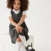 M&S Collection Dresses Girls' Permanent Pleats School Pinafore (2-12 Yrs) -School Uniform Sales Store SD 04 T76 1755 T0 X EC 0