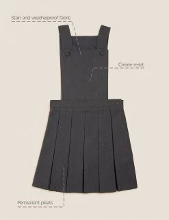 M&S Collection Dresses Girls' Permanent Pleats School Pinafore (2-12 Yrs) -School Uniform Sales Store SD 04 T76 1756 T0 X EC 90