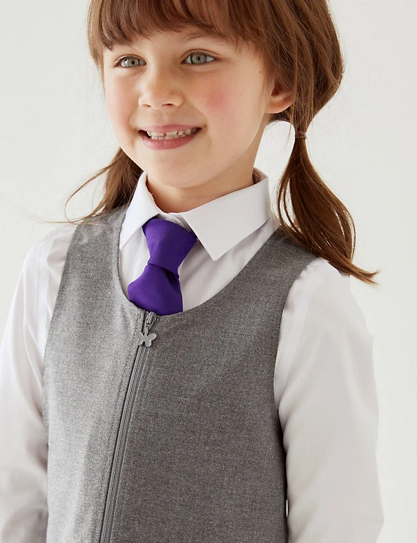 M&S Collection Dresses 2pk Girls' Regular Skater School Pinafores (2-12 Yrs) 5 M&S Collection Dresses 2pk Girls' Regular Skater School Pinafores (2-12 Yrs) - Image 3