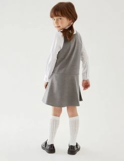 M&S Collection Dresses 2pk Girls' Regular Skater School Pinafores (2-12 Yrs) 9 M&S Collection Dresses 2pk Girls' Regular Skater School Pinafores (2-12 Yrs) -School Uniform Sales Store SD 04 T76 1776 T0 X EC 2