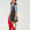 M&S Collection Dresses 2pk Girls' Cotton School Pinafores (2-12 Yrs) -School Uniform Sales Store SD 04 T76 1778 T0 X EC 0