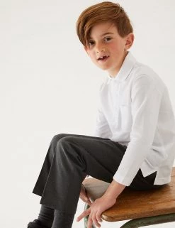 M&S Collection Polo-shirts 2pk Unisex Easy Dressing School Polo Shirts -School Uniform Sales Store SD 04 T76 2081 Z0 X EC 1