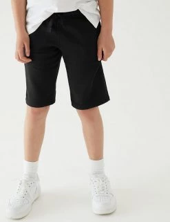M&S Collection 2pk Unisex Sport School Shorts (2-16 Yrs) -School Uniform Sales Store SD 04 T76 2400 Y0 X EC 3