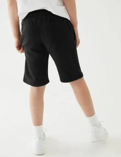 M&S Collection 2pk Unisex Sport School Shorts (2-16 Yrs) -School Uniform Sales Store SD 04 T76 2400 Y0 X EC 4