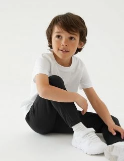 M&S Collection Trousers 2pk Unisex Regular Fit School Joggers (2-16 Yrs) 22 M&S Collection Trousers 2pk Unisex Regular Fit School Joggers (2-16 Yrs) -School Uniform Sales Store SD 04 T76 2401 Y0 X EC 1