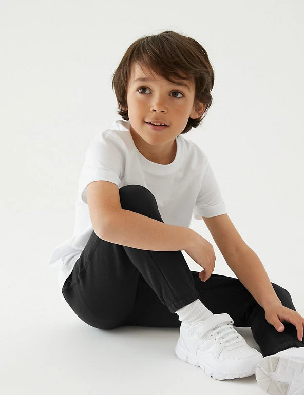 M&S Collection Trousers 2pk Unisex Regular Fit School Joggers (2-16 Yrs) 11 M&S Collection Trousers 2pk Unisex Regular Fit School Joggers (2-16 Yrs) - Image 9
