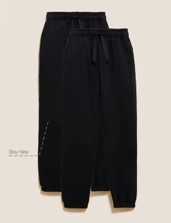 M&S Collection Trousers 2pk Unisex Regular Fit School Joggers (2-16 Yrs) 21 M&S Collection Trousers 2pk Unisex Regular Fit School Joggers (2-16 Yrs) -School Uniform Sales Store SD 04 T76 2401 Y0 X EC 90