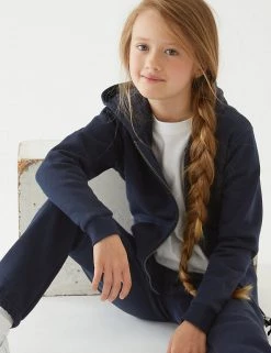 M&S Collection Jumpers Unisex Hooded School Sweatshirt (2-16 Yrs) -School Uniform Sales Store SD 04 T76 2403 F0 X EC 2