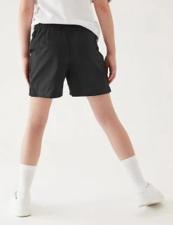 M&S Collection 2pk Unisex Pure Cotton School Shorts (2-16 Yrs) 25 M&S Collection 2pk Unisex Pure Cotton School Shorts (2-16 Yrs) -School Uniform Sales Store SD 04 T76 3234 Y0 X EC 4