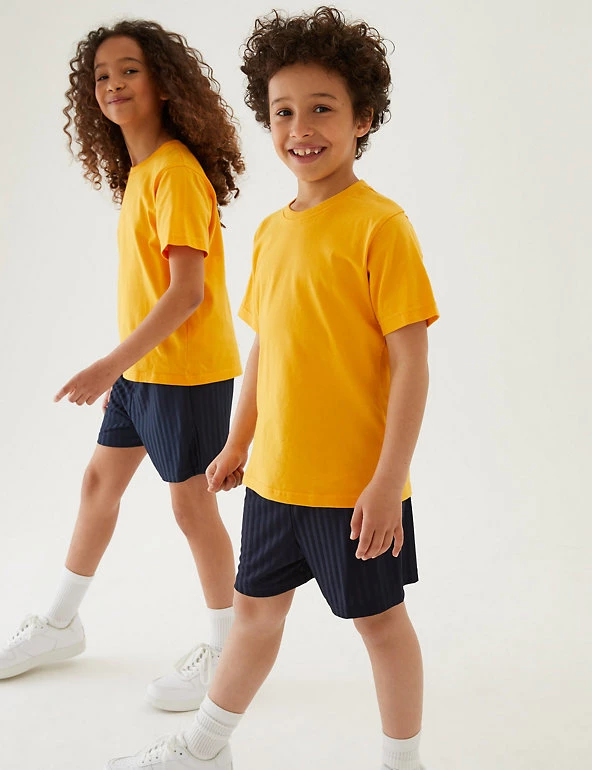 M&S Collection Unisex Sports School Shorts (2-16 Yrs) 9 M&S Collection Unisex Sports School Shorts (2-16 Yrs) - Image 7