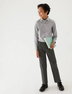 M&S Collection 2pk Boys' Regular Leg School Trousers (2-18 Yrs) 46 M&S Collection 2pk Boys' Regular Leg School Trousers (2-18 Yrs) -School Uniform Sales Store SD 04 T76 3632 VP X EC 0